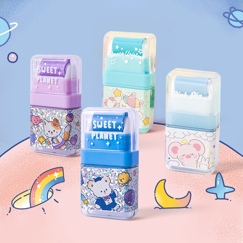 Cục Tẩy Bằng Cao Su Thiết Kế Hình Hoạt Hình Dễ Thương Dành Cho Học Sinh