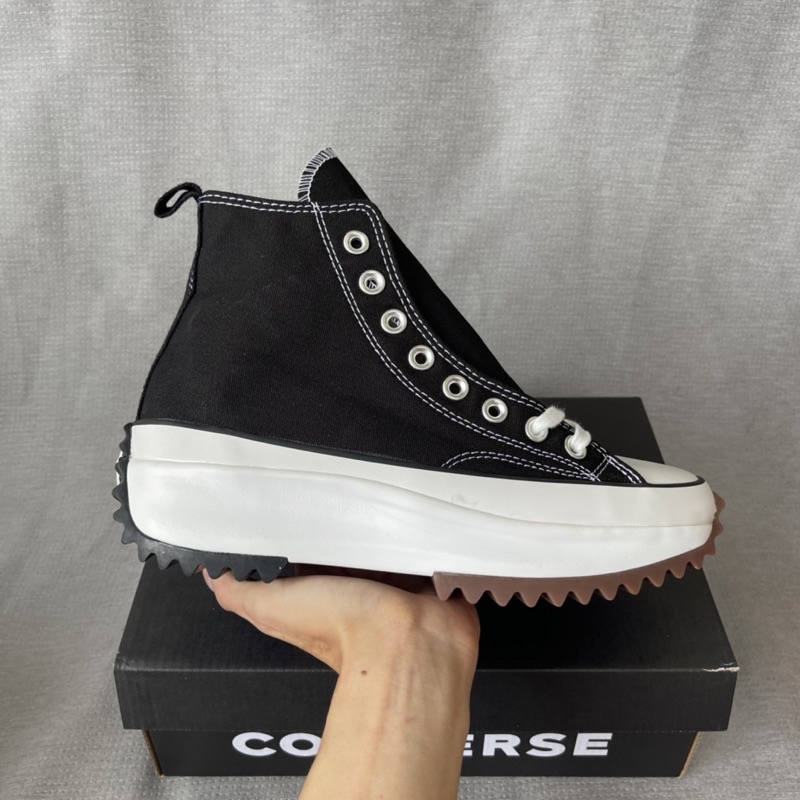 Cv run star, giày cv độn đế cổ cao, giày đế răng cưa, giày thể thao sneaker 11 full box, ảnh thật chi tiết shop chụp