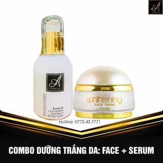 Combo Kem Face Pháp + Serum Spot 💎Dưỡng Trắng Da Mềm Mịn Căng Bóng, Ngừa Lão Hoá💎Mỹ phẩm Phương Anh Acosmetics