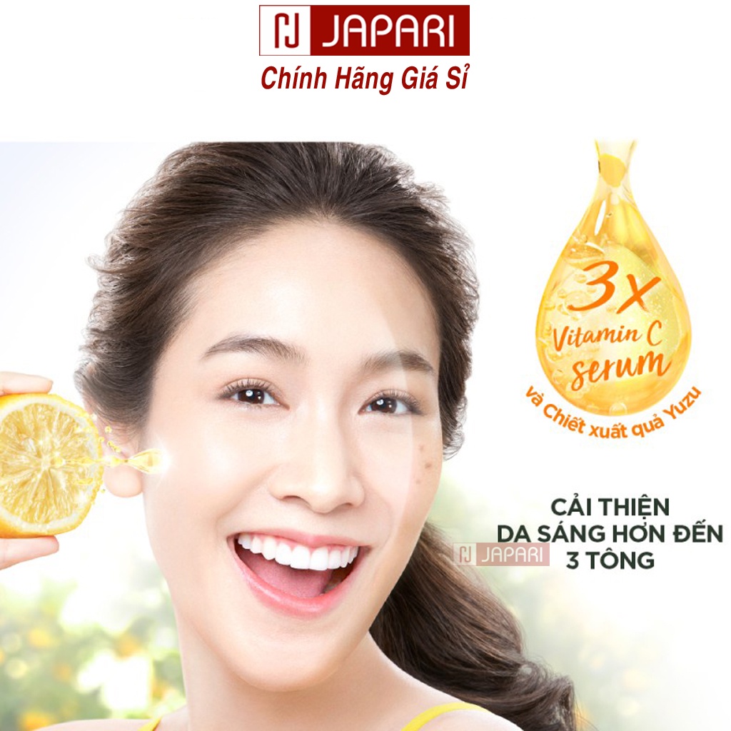 Kem Dưỡng Sáng Da Ngày/Đêm Garnier-Mặt Nạ Ngủ Dưỡng Da Vitamin C Mờ Thâm Nám Ganier SPF30/PA+++ 18ml/50ml Japari