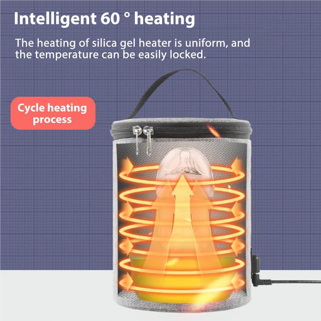 Túi Đựng Giữ Ấm Bình Sữa Em Bé Dung Tích Lớn Tiện Dụng