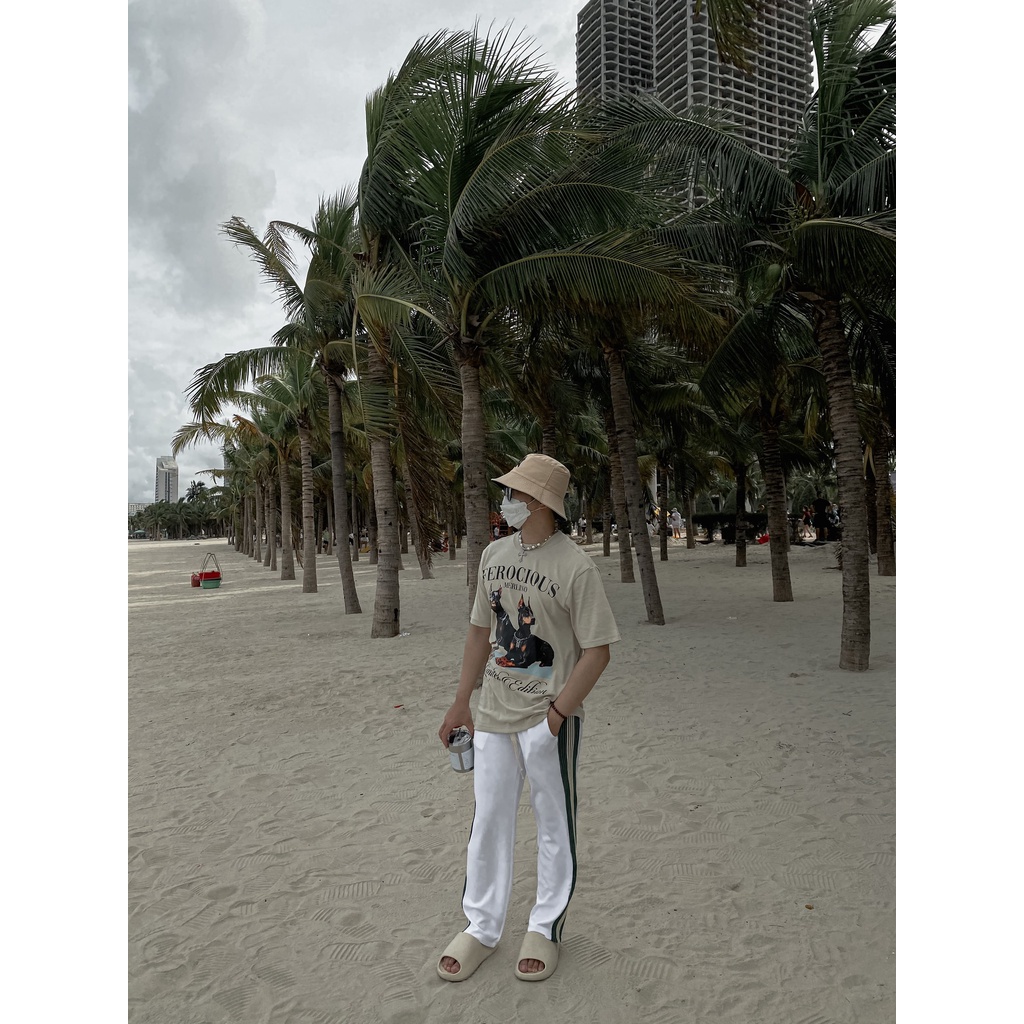 Áo thun Merlino Studio I Ferocious - Form America, tay lỡ  unisex, 100% Cotton 2WS