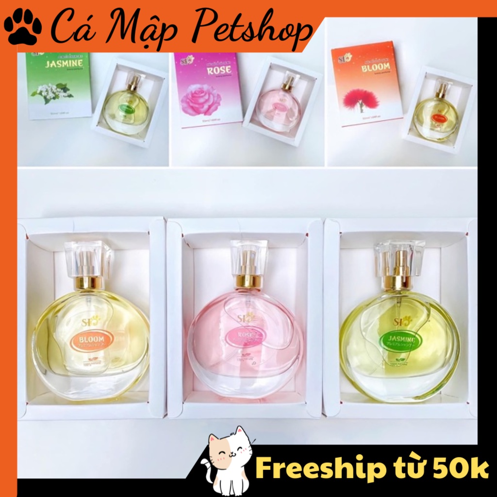 Nước hoa cho chó mèo SH, Nước hoa cao cấp cho chó mèo chai 50ml