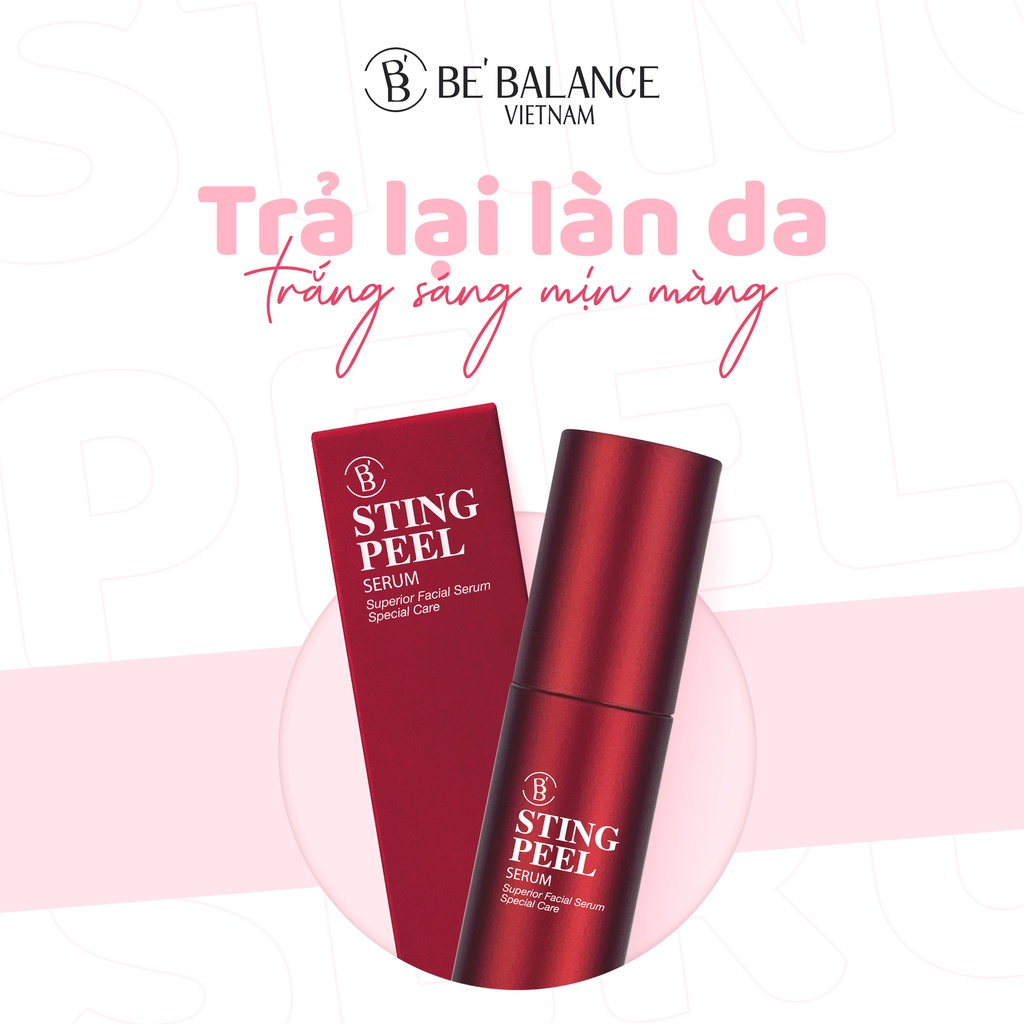 Tẩy tế bào chết hoá học Be'Balance Sting Peel Serum 30ml