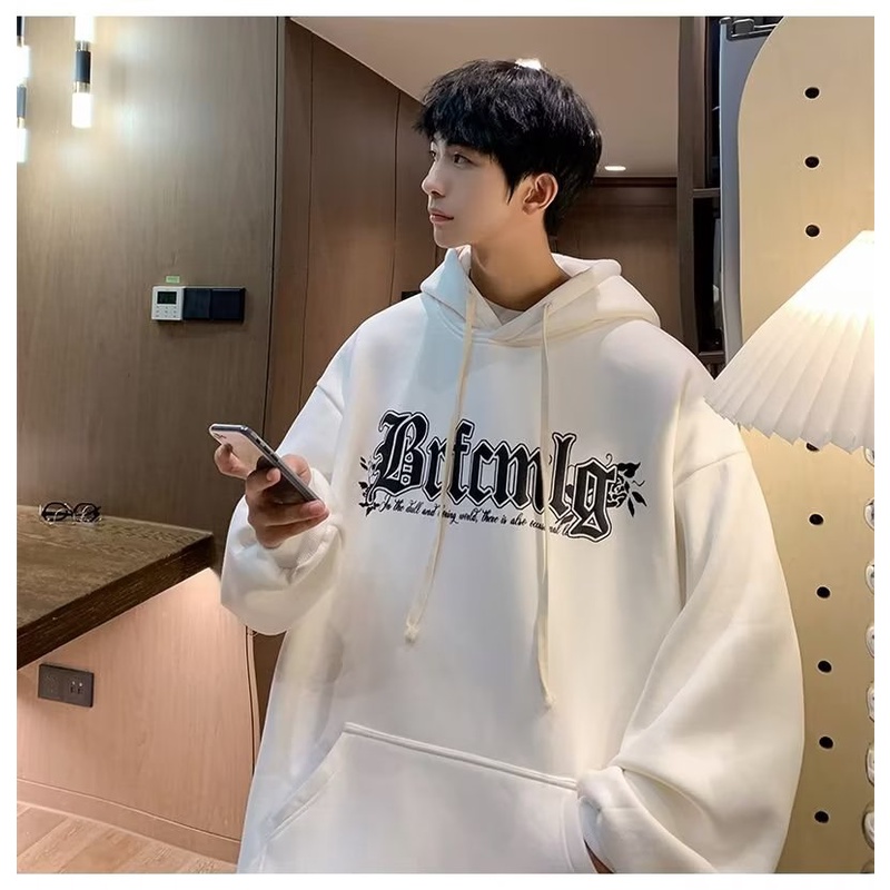 Áo Nỉ Nam Dài Tay Có Mũ Thời Trang Hàn