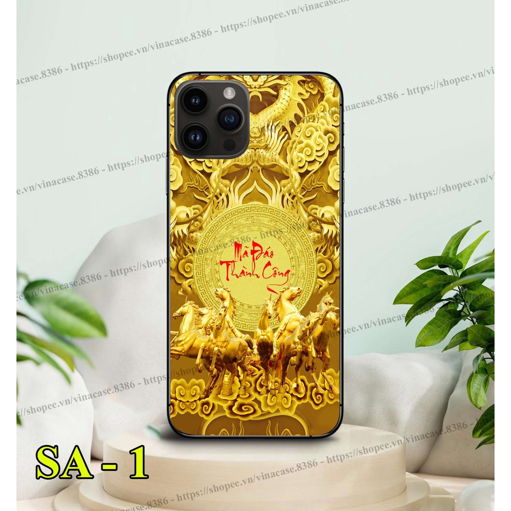 Ốp lưng kính 3D hình 12 Con Giáp Tài Lộc cho điện thoại iPhone 14 - iPhone 14 Pro - iPhone 14 Plus - iPhone 14 Pro Max