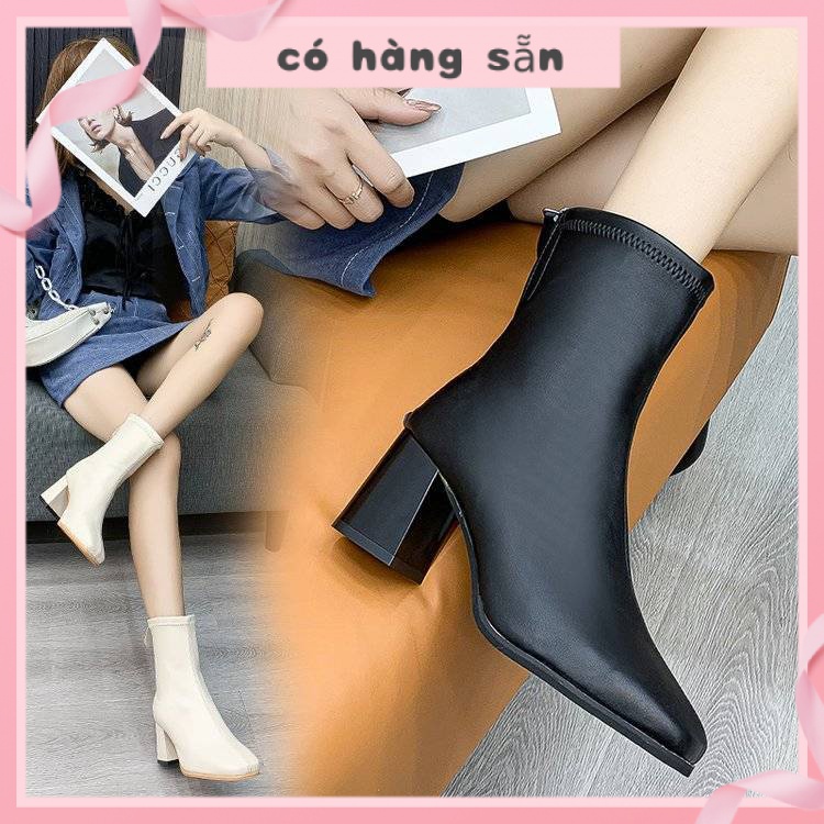 boot bigsize nữ Giày Boots Martin Da Mỏng Cổ Thấp Có Size Lớn 35-44 41 Niche 42 Dành Cho Nữ 43