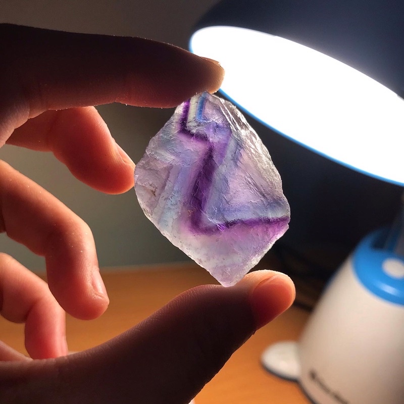 Đá thô Rainbow Fluorite lẫn màu  sưu tầm , thanh tẩy bài tarot