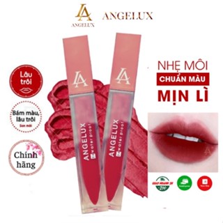 Son Kem Lì Angelux 24h Water Proof Màu Đỏ Vang 20g Chính Hãng