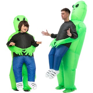 Halloween Inflatable Alien Abduction Costume Adult Mens Funny Alien Inflatable Clothing Annual Meeting Performance