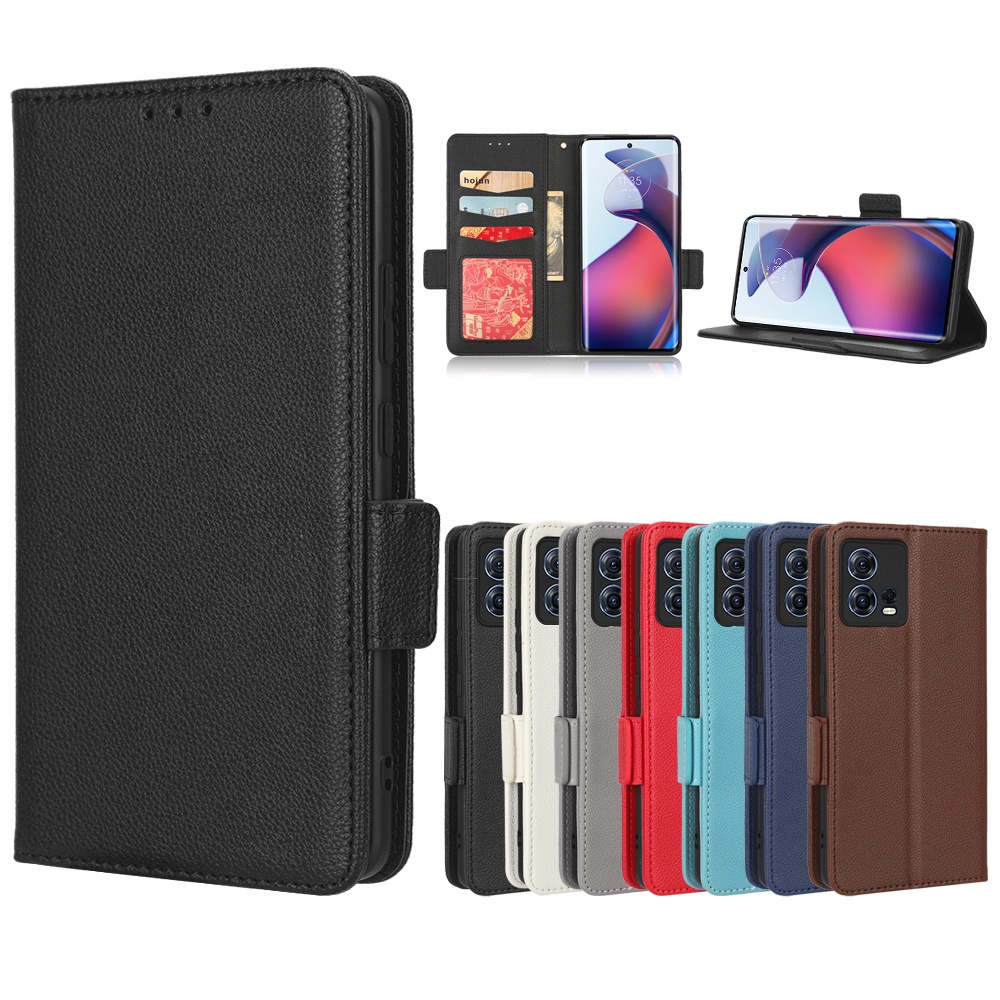 Bao Da Điện Thoại Nắp Gập Dạng Ví Cho Motorola Moto E22 E22i 4G Edge 30 Fusion 30 Neo 30 Lite 30 Ultra X30 Pro Edge 2022 S30 Pro Ốp