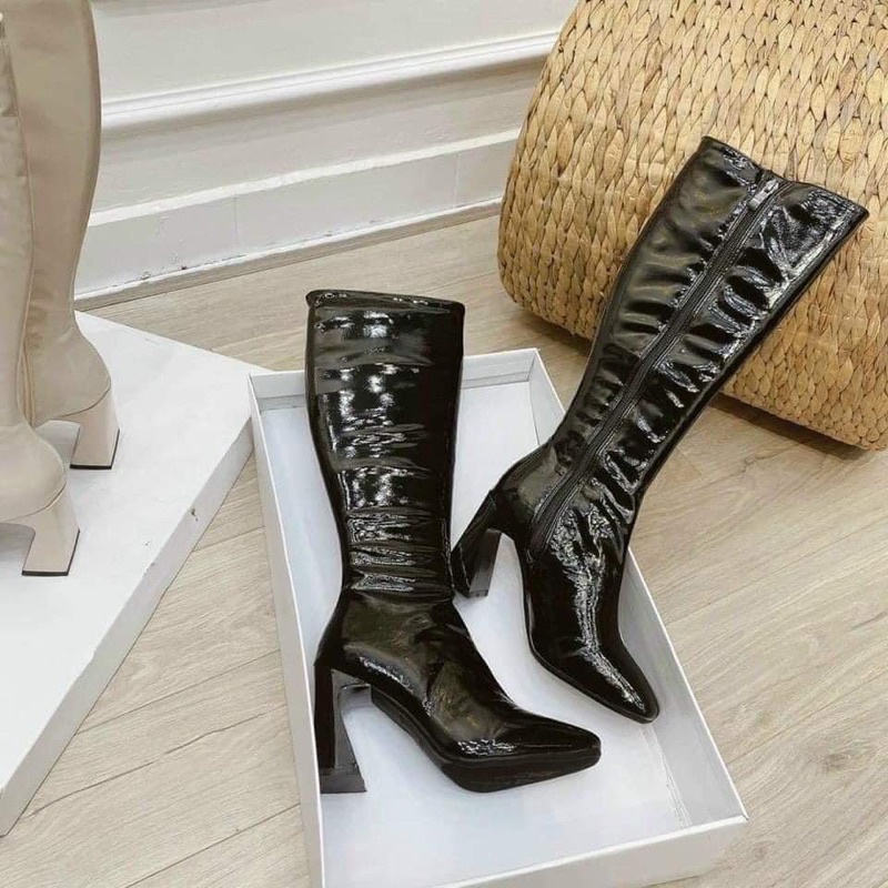 MÃ E8306-11 BỐT ĐÙI GÓT VẠT HÃNG MIJILI FULLBOX