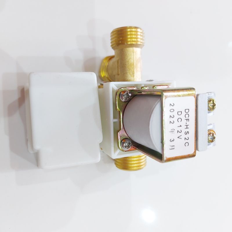 Van nước điện từ phi 21 DC 12V/24V Ren Đồng/Nhựa