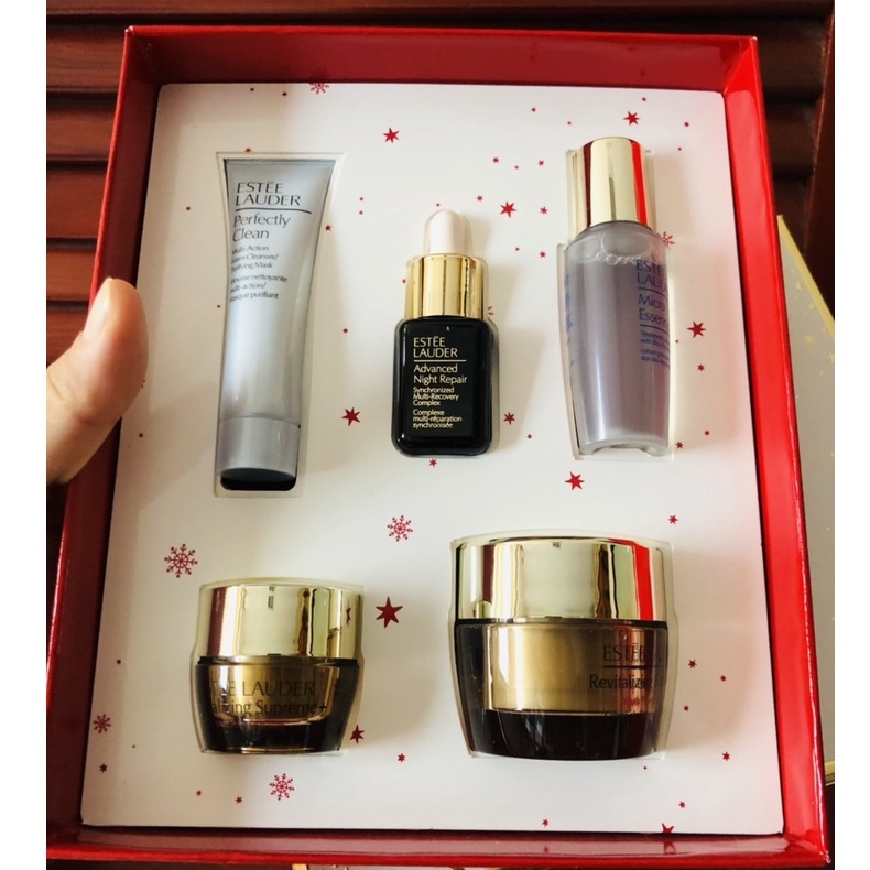 [CÓ BILL US] Set dưỡng da Estee Lauder Glow Non Stop 5 món