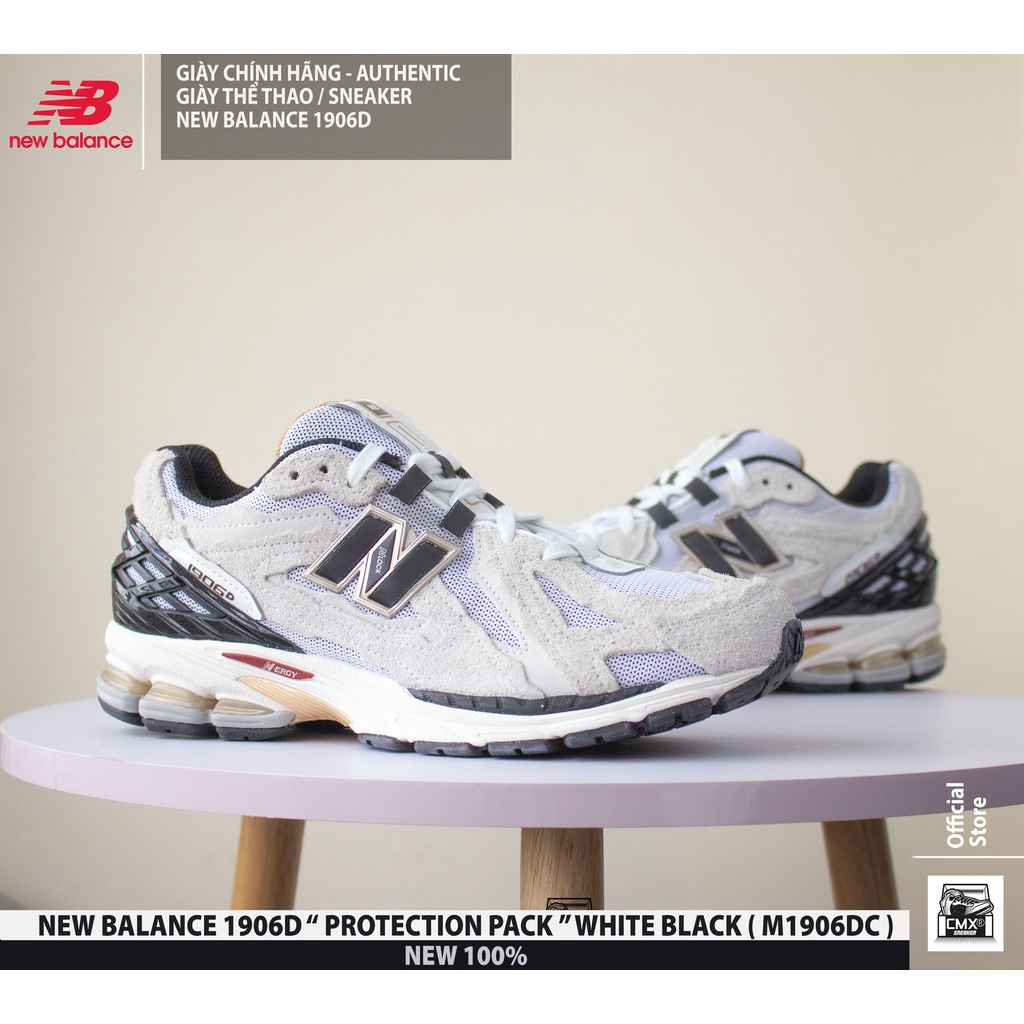 😘  Giày New Balance 1906D " Protection Pack " WHITE BLACK  - AUTHENTIC 100%