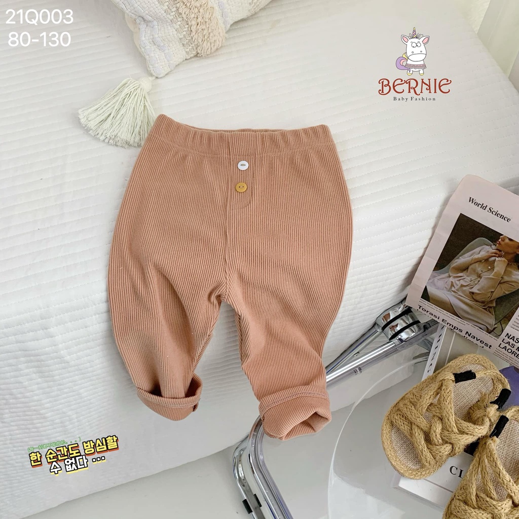 Quần dài nhung tăm cao cấp Bernie cho bé