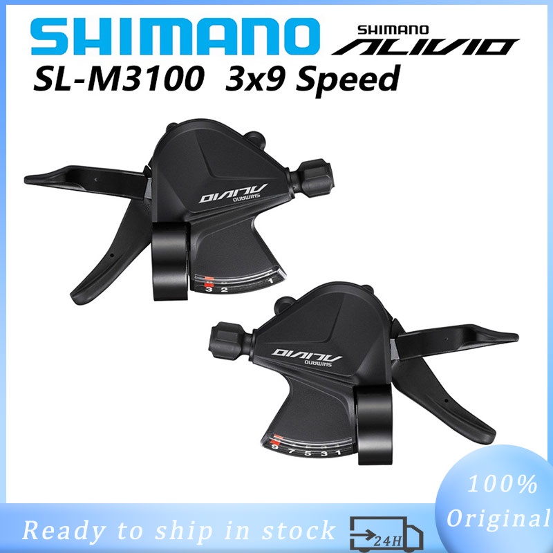 Bộ Cần Sang Số Xe Đạp Leo Núi Shimano Alivio SL M3100 3X9 27 SL-M3100 27S Mtb