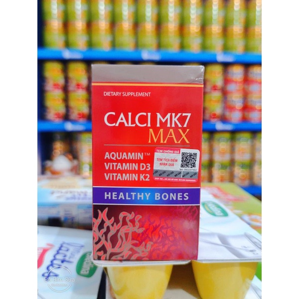 🆘 CALCI MK7 MAX - Canxi từ tảo biển đỏ tự nhiên, giúp bổ sung canxi cho phụ nữ có thai - cho con bú, trẻ tuổi dậy thì