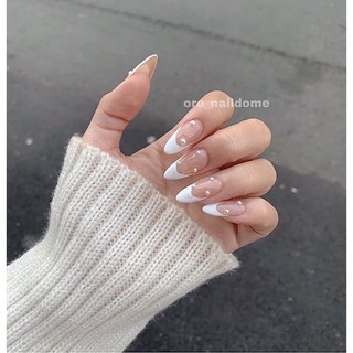 Mẫu nailbox móng up fern đầu móng đính ngọc trai