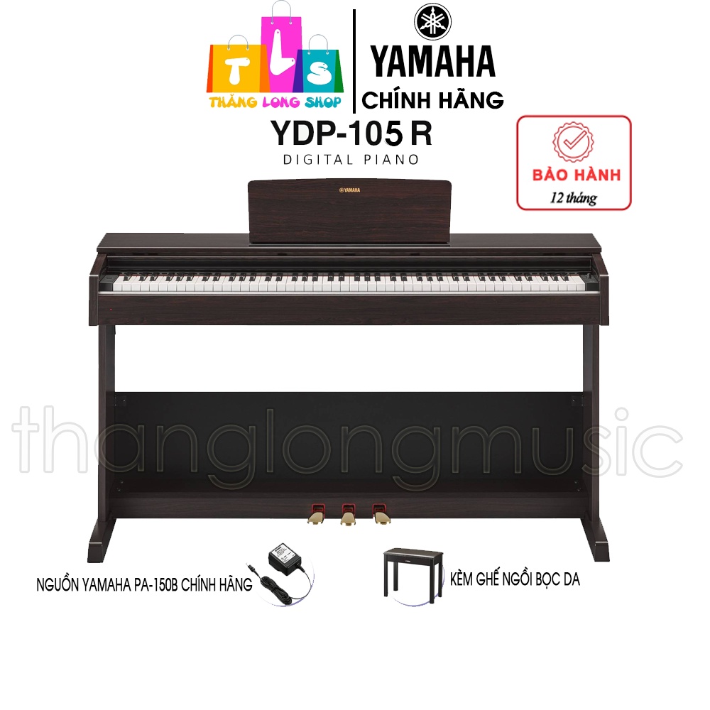 [Chính hãng] Yamaha YDP105 - Đàn Piano Điện Tử 88 Phím New Model 2022