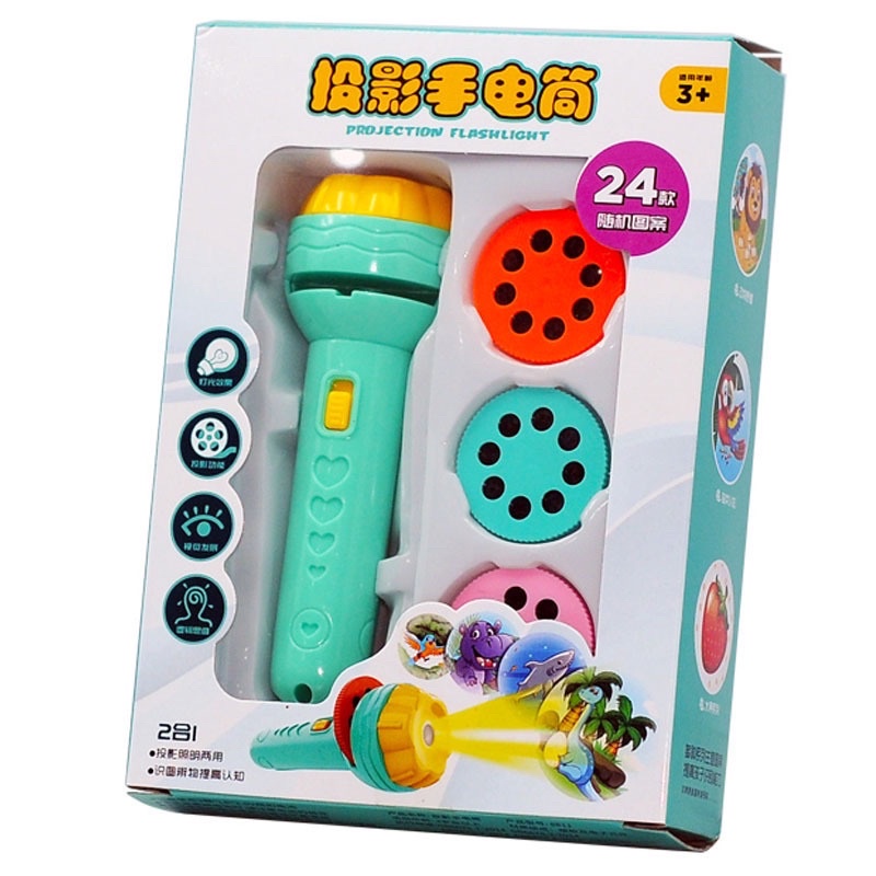 Đồ chơi đèn pin chiếu hình nhiều chủ đề cho bé thích khám phá , chủ đề sinh động cho bé thích thú 811-216 SP100000278
