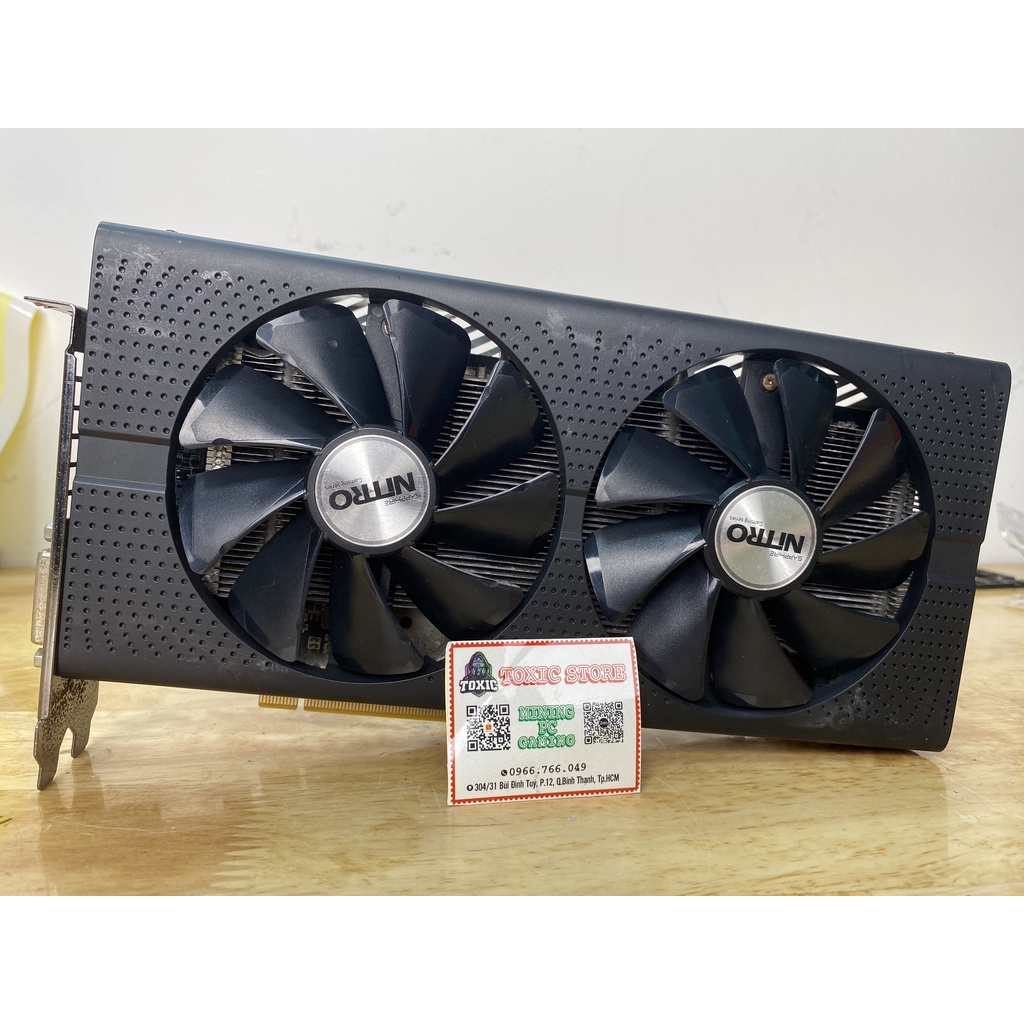 Card Màn Hình VGA RX 470 570 480 580 4G và 8G FULL Cổng và 1 DVI