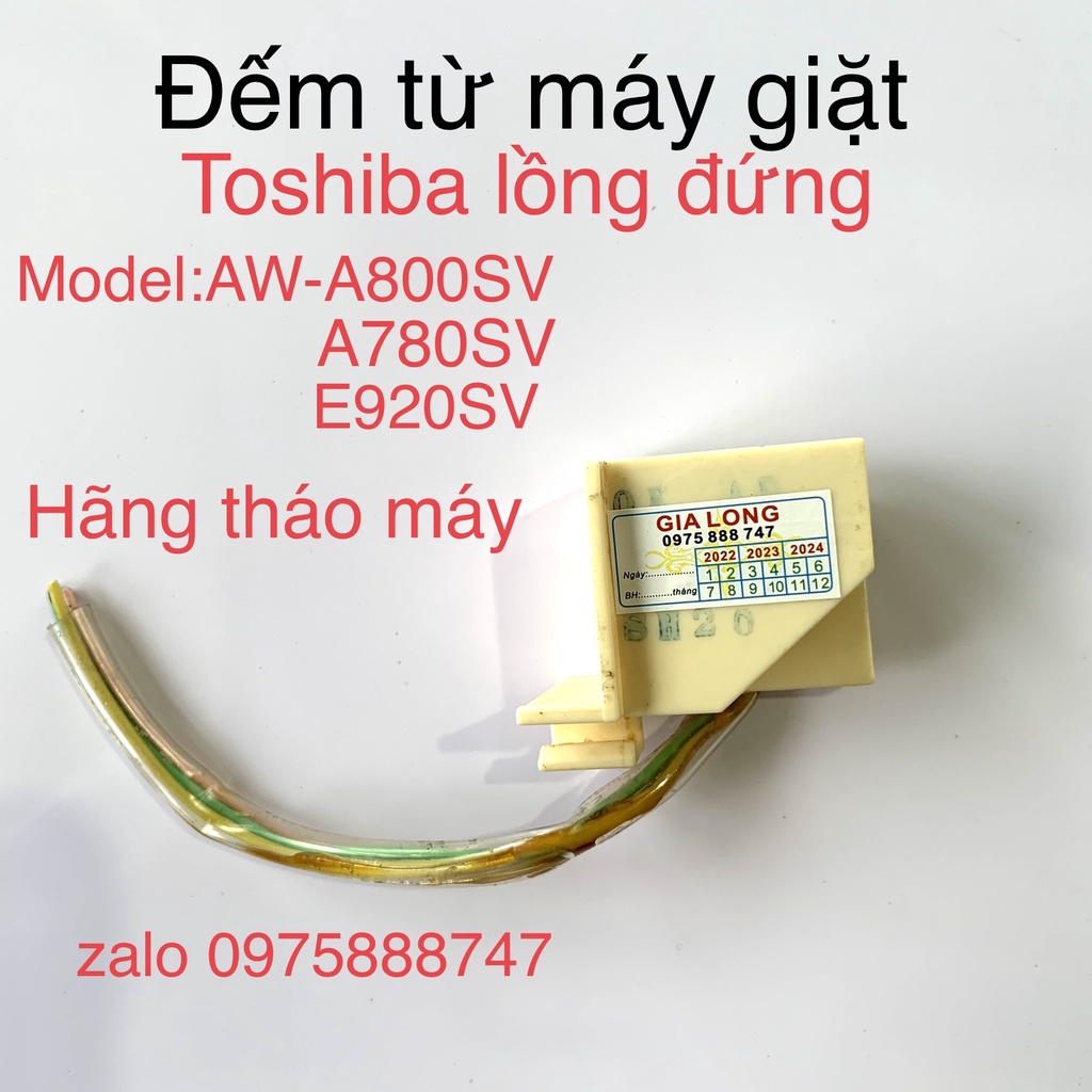 Đếm từ máy giặt Toshiba lồng đứng model AW-A800SV/ A780SV/ E920SV