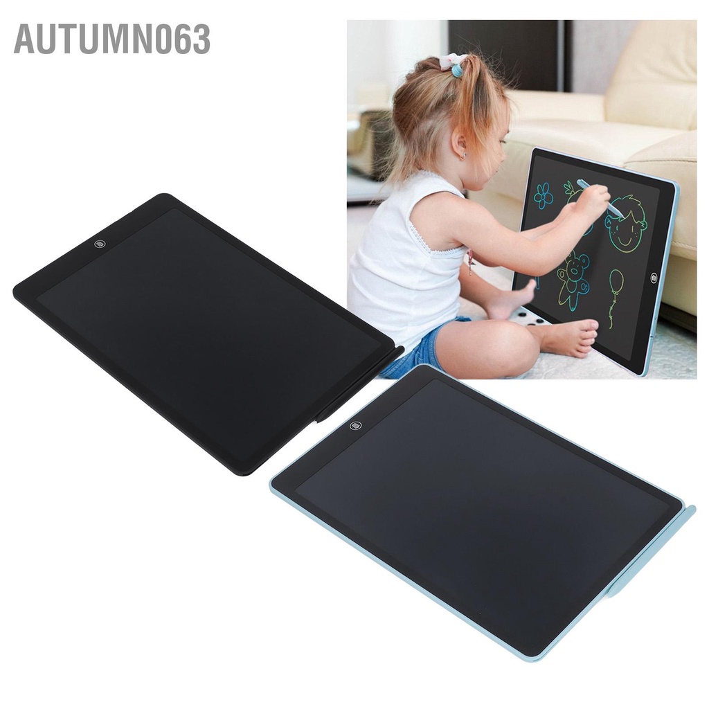 Autumn063 Máy tính bảng viết LCD 16 inch Màn hình màu không bức xạ Bảo vệ mắt trẻ em vẽ cho gái bé trai mới biết đi