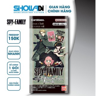 Spy x Family, Bộ thẻ sưu tập nhân vật, BANDAI, Gói thẻ Ánh kim, 1 gói/2 thẻ
