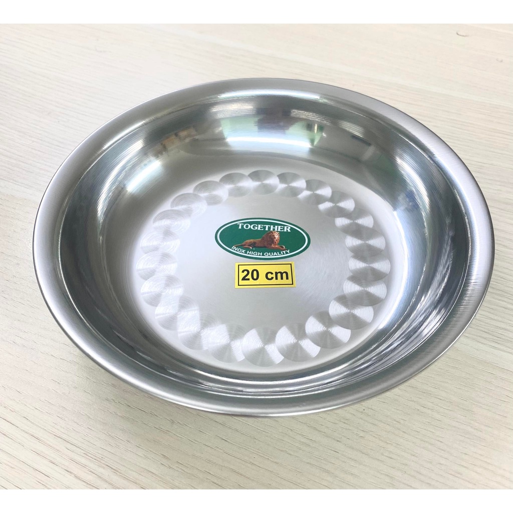 Dĩa Inox Sâu Lòng Inox SUS430 Hàng Dày Cao Cấp Together