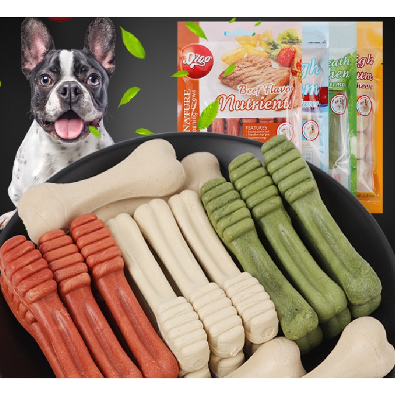 Xương gặm cho chó sạch răng thơm miệng ORGO - Xương bàn chải bổ sung canxi cho chó