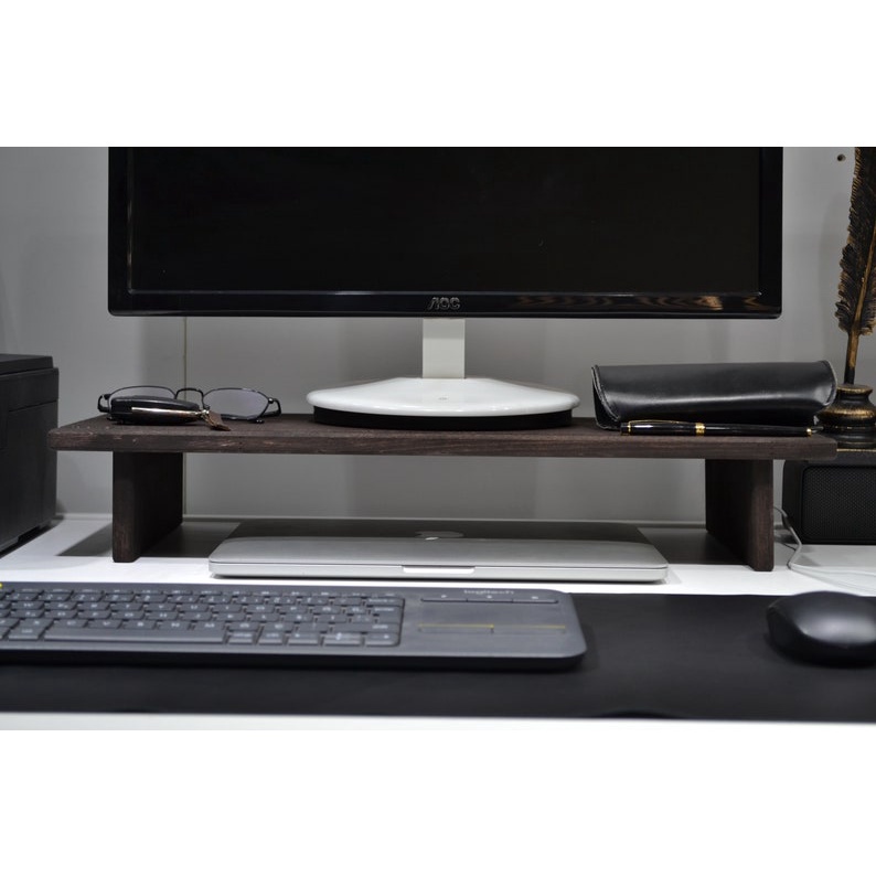 Kệ Gỗ Để Màn Hình Máy Tính Đa Năng ST02 - Dài 60cm Dành Cho Bàn Phím Full-size, Bàn Phím Văn Phòng