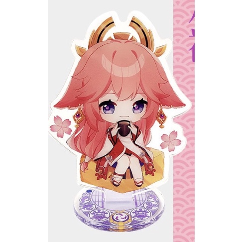 Tượng mica standee mini Genshin Impact 1