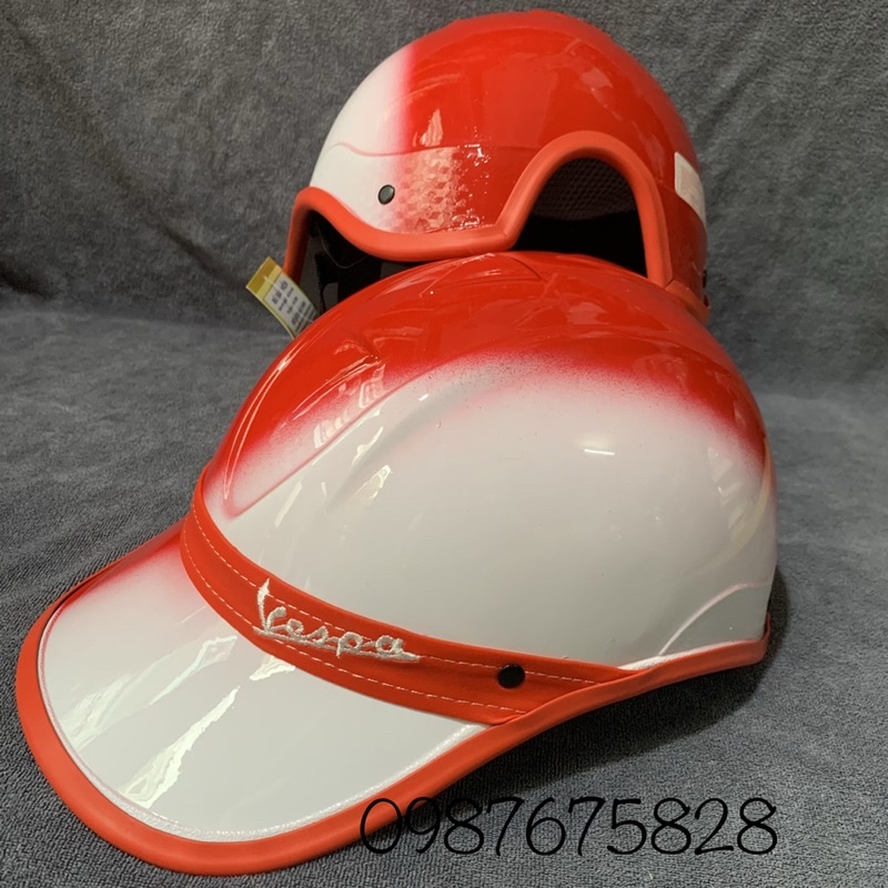 💥 XẢ XẢ 💥 nón bảo hiểm kết NAM /NỮ đai da vespa 2 màu phủ nano