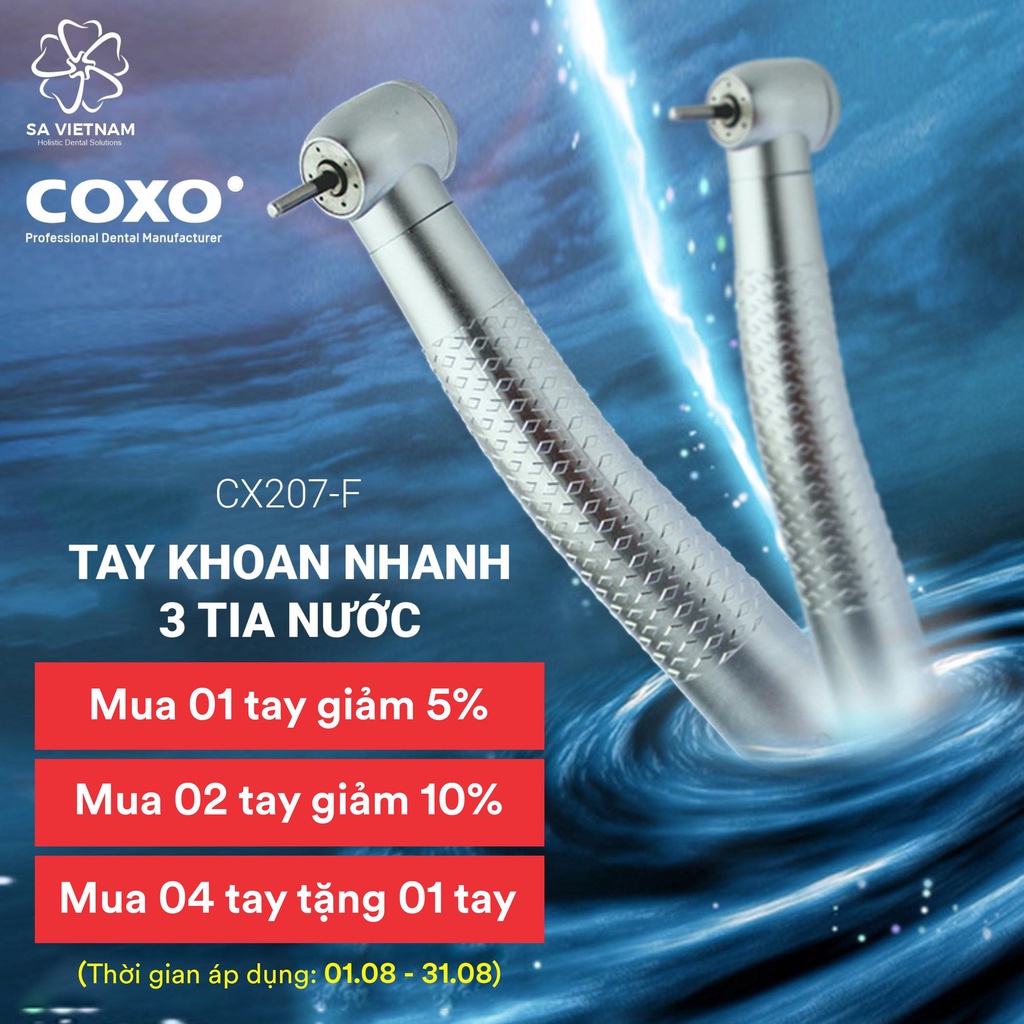 Tay khoan nhanh Coxo - Tay khoan coxo 3 tia nước - CX207W