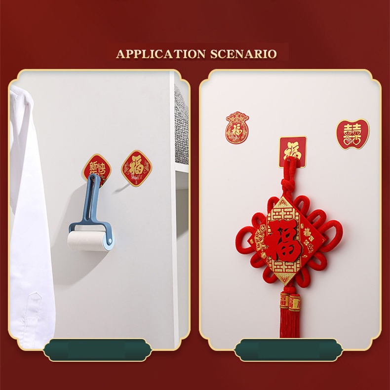 Móc Treo Đồ Dán Tường Bằng Nhựa Không Để Lại Dấu Vết