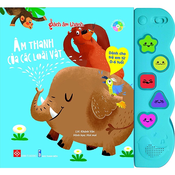 Sách - Combo Sách Âm Thanh - Âm Thanh Của Các Loài Vật + Những Loài Vật Quanh Em (Bộ 2 Cuốn - ĐT)
