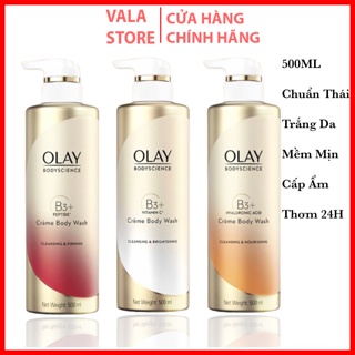 Sữa Tắm Trắng Olay B3 Siêu Trắng Da Retinol Peptide Vitamin C dưỡng ẩm