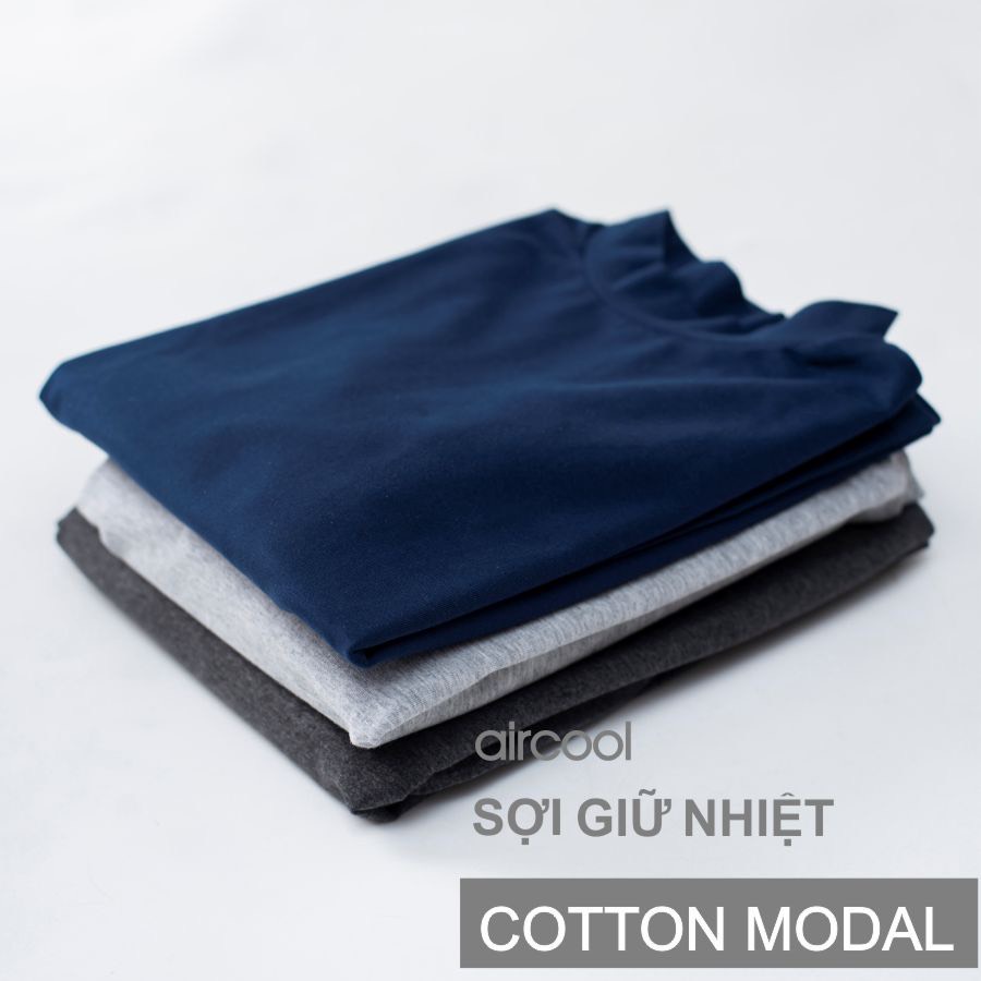 Áo giữ nhiệt bé trai aircool 100% cotton modal cho bé từ 2 đến 14 tuổi - ảnh sản phẩm 3