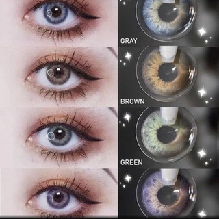 Lens màu blue, lens green giãn nhỏ 0 độ