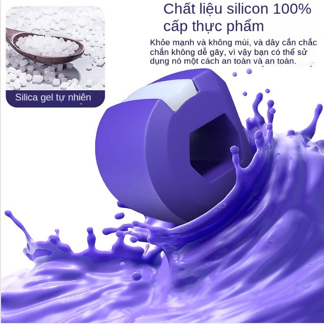 Bóng nhai tập cơ mặt cơ hàm làm từ silica gel