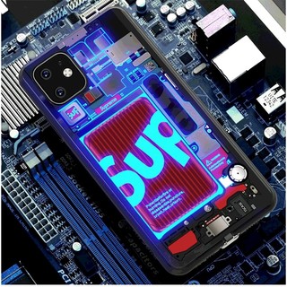 Ốp Điện Thoại Có Đèn LED Điều Khiển Bằng Giọng Nói Cho iPhone 14 Pro Max 13 Pro Max 14 Plus 12 1