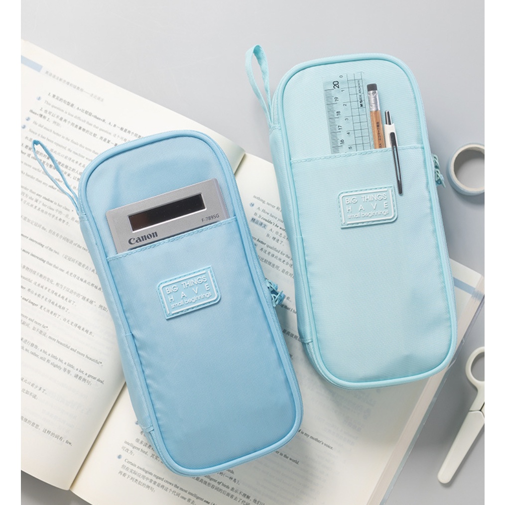 Hộp bút vải đa năng ANGOO - DOUBLE LAYER