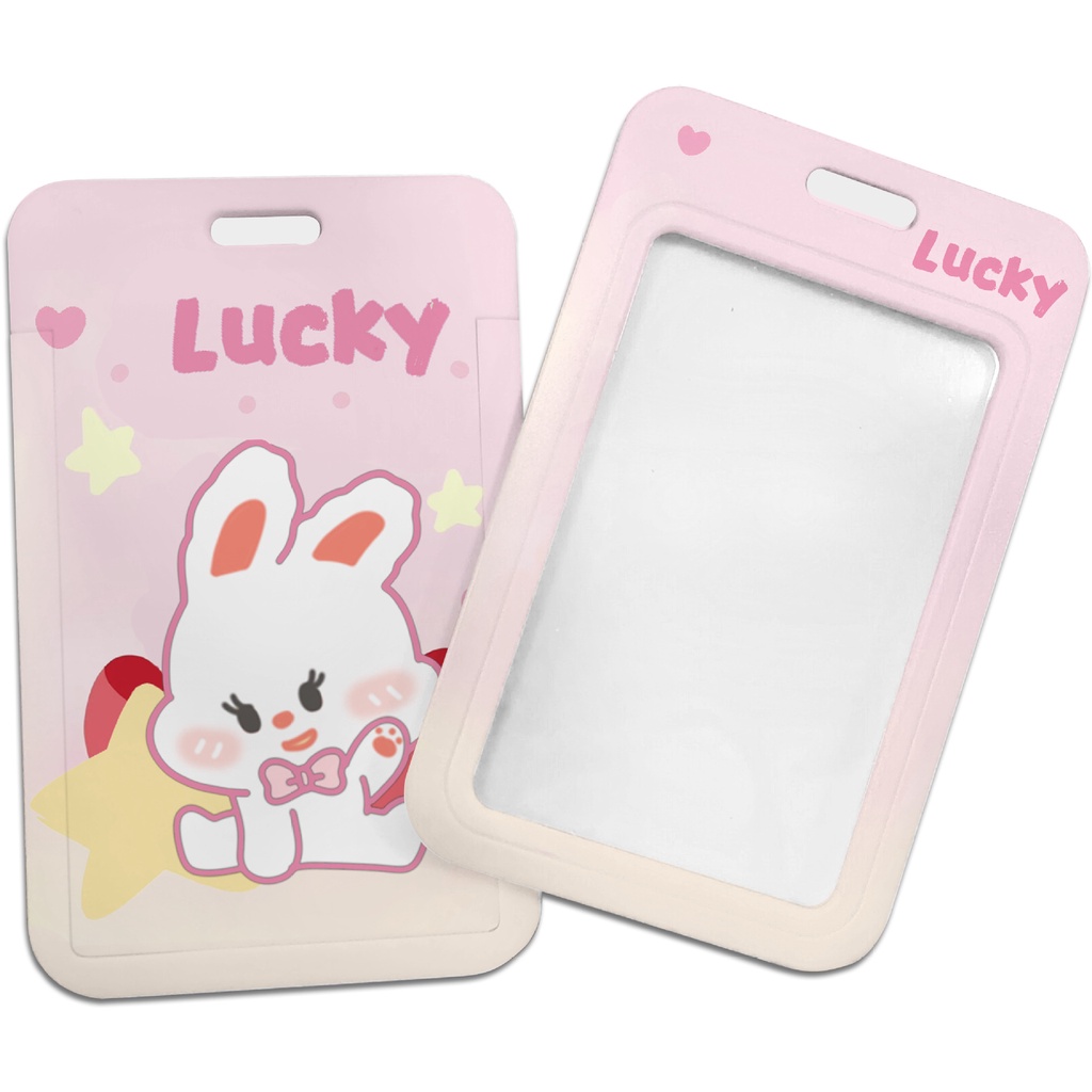 Cartoon Lucky Rabbit Daily Student Card Holder