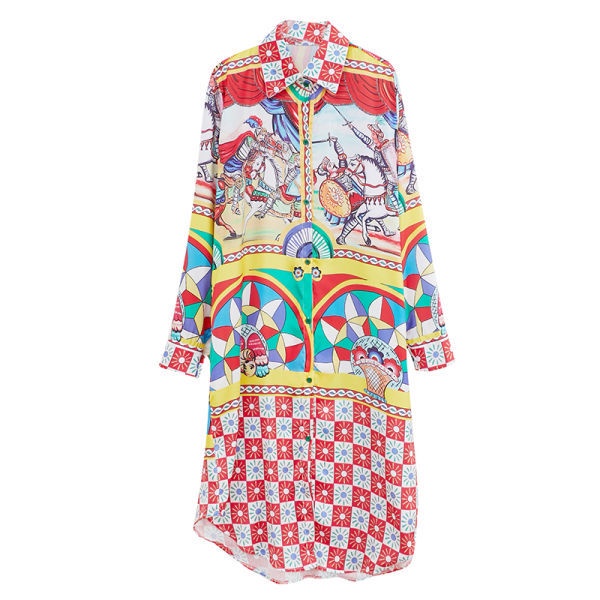 Đầm Nữ Dài Tay Cổ Bẻ Form Dài Thời Trang Hàn