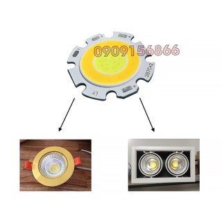Chip led cob 3 màu 7w