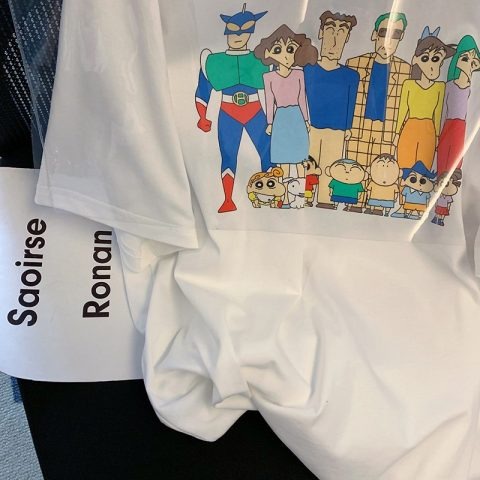 NRVP Áo Thun Unisex Mùa Hè Dáng Suông Tay Cộc Phong Cách Hàn Quốc Cho Nam Nữ