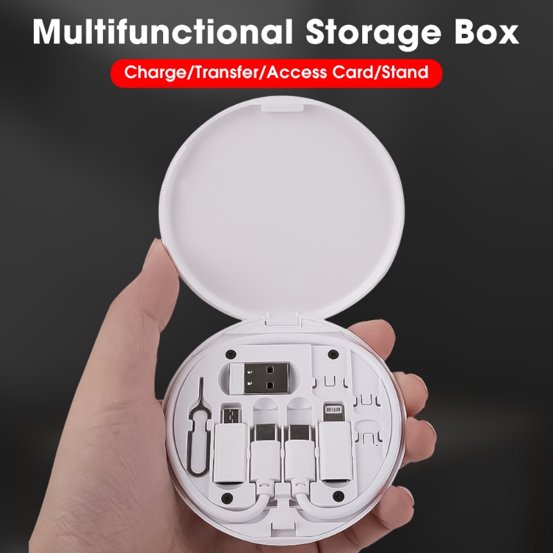 Bộ Dụng Cụ Loại Bỏ Thẻ Và Dây Cáp Sạc USB 60W Kỹ Thuật Số Mini Đa Năng