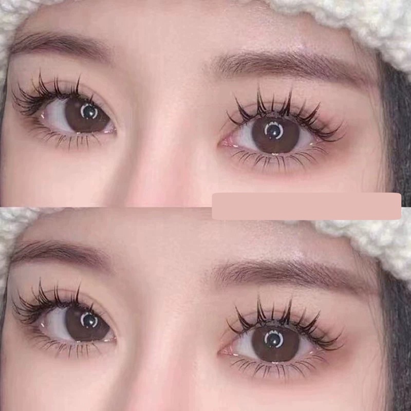 Mi giả gân trong siêu mềm tự nhiên hack mắt to đáng yêu kèm keo dán mi 5g
