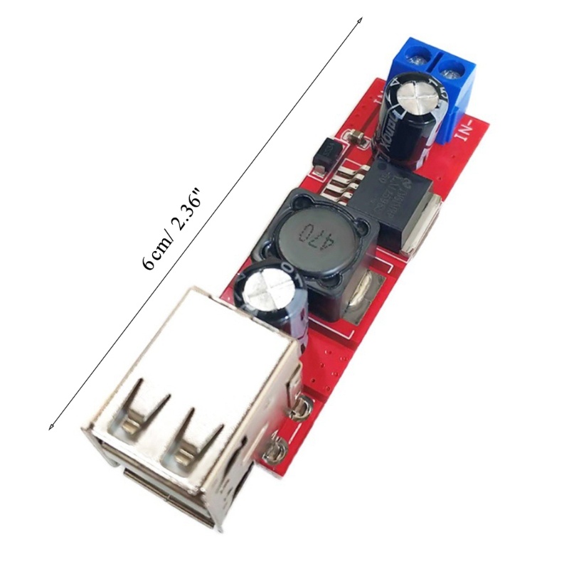 Mô-đun Hạ Áp Đầu Ra Usb Kép 9V / 12V / 24V / 36V Xuống 5VDC